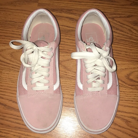 light pink vans low top